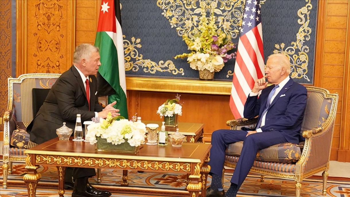 Presidente americano Biden  e il re Abdullah II di Giordania hanno parlato al telefono