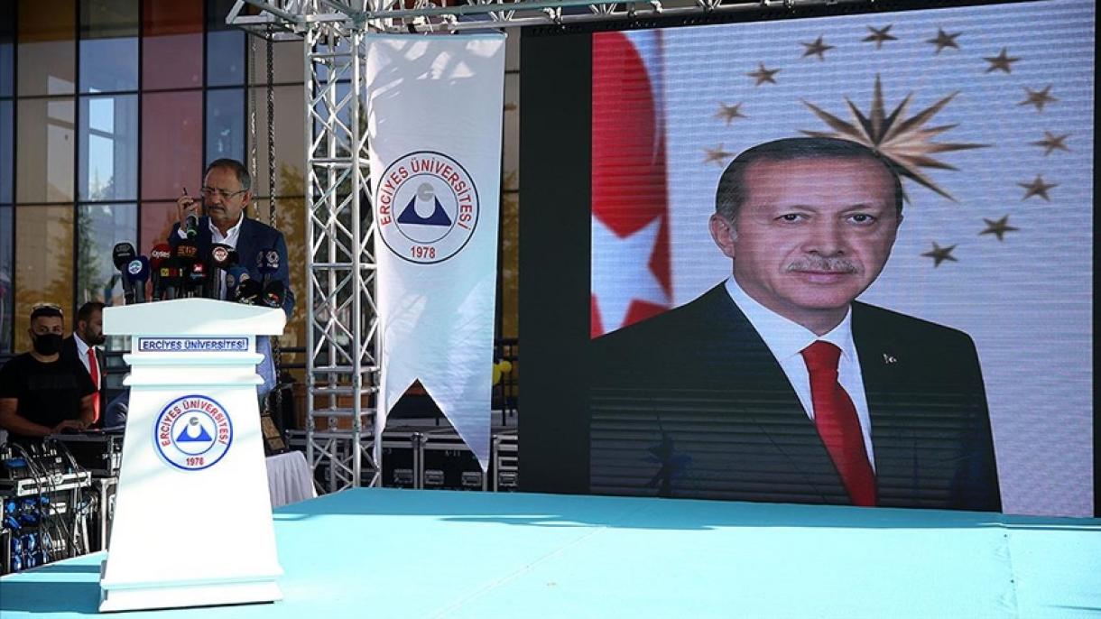 رئیس جمهور ترکیه بیمارستان خون و آنکولوژی کودکان در کایسری را افتتاح کرد