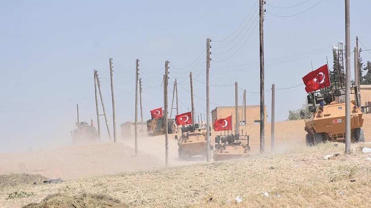 Tropas da Turquia e dos EUA realizam a sua 18ª patrulha na região da Síria