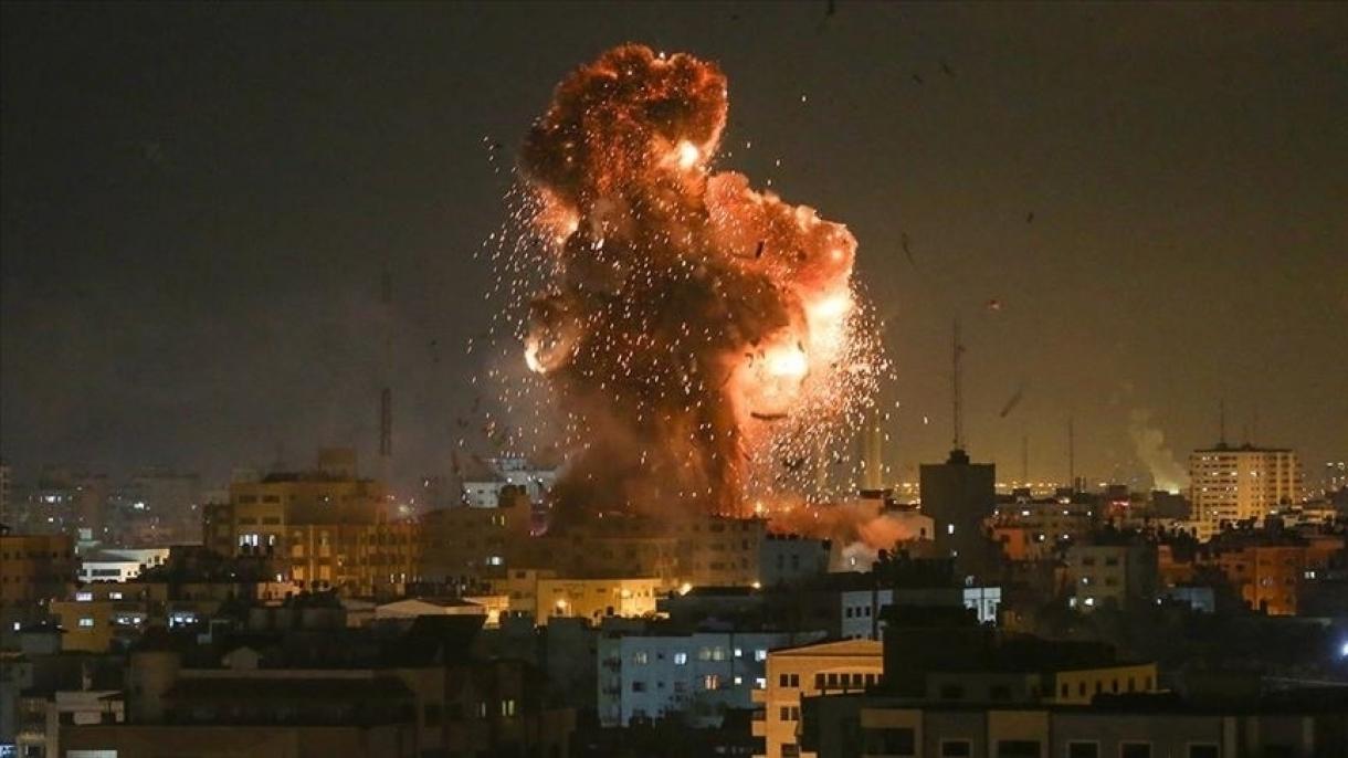 شام، اسرائیل کا دمشق  کے مختلف اہم مقامات پر فضائی حملہ
