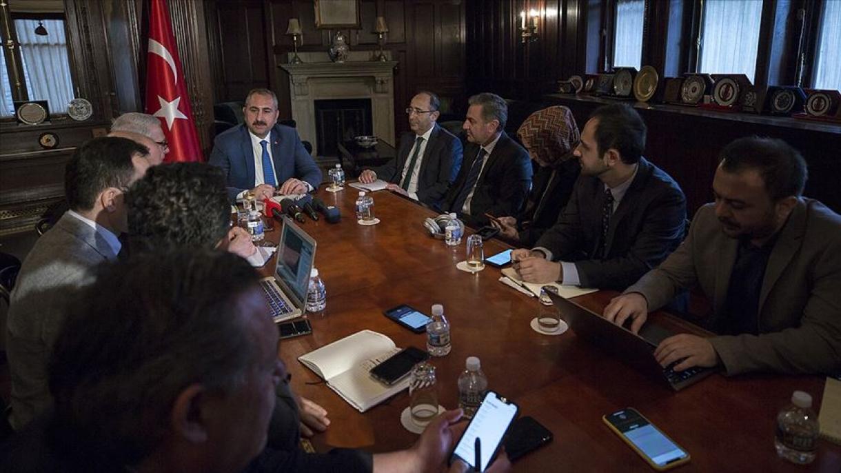 Az USA-ba látogatott a török igazságügyi miniszter