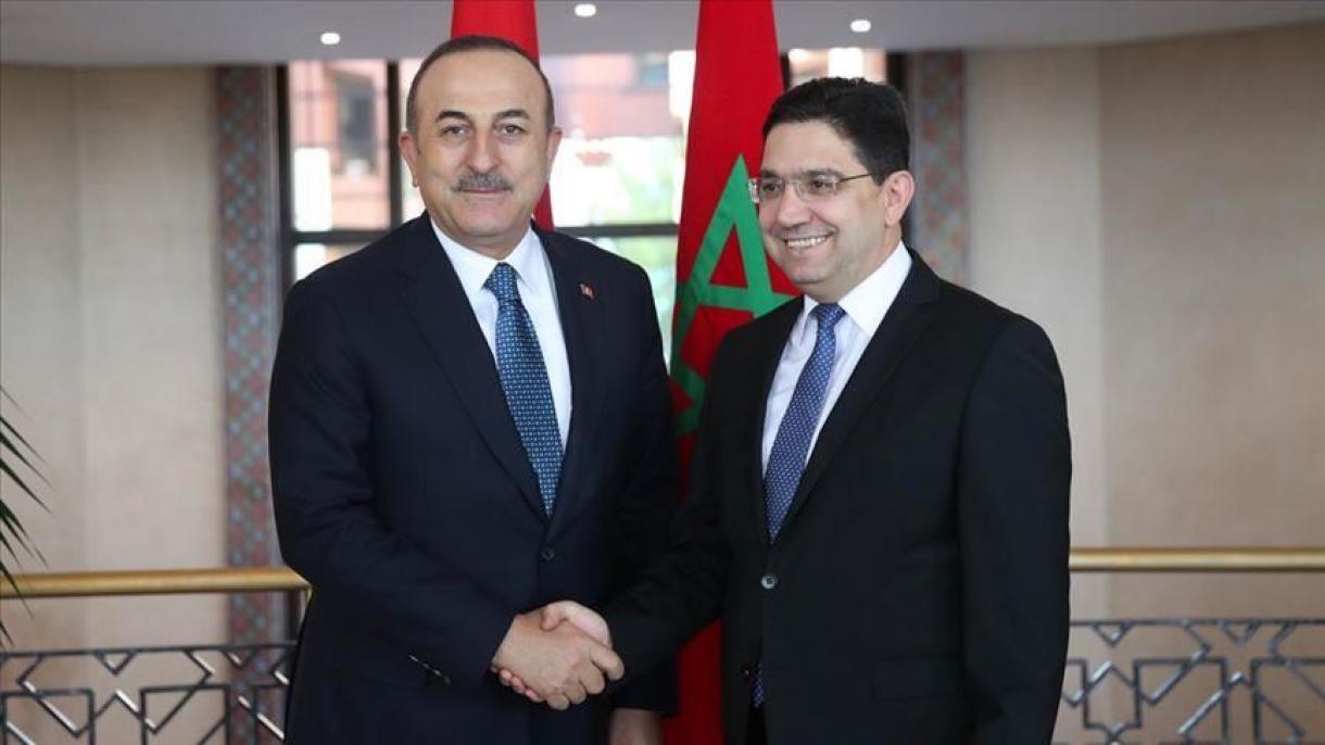 وزیر امور خارجه ترکیه با همتای مراکشی خود ملاقات کرد