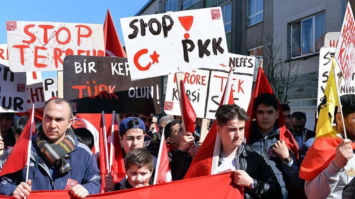 Ýewropada ýaşaýan türkler terrory näletleýär