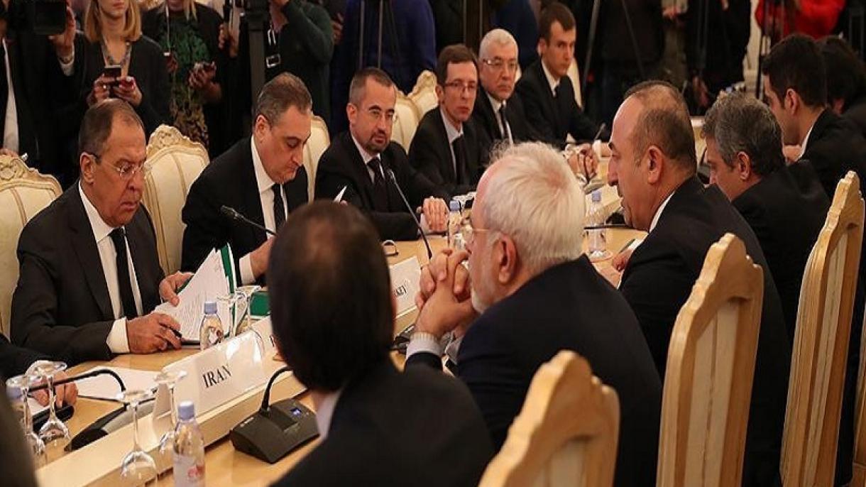 بیانیه مشترک وزرای خارجه ترکیه، روسیه و ایران درباره سوریه