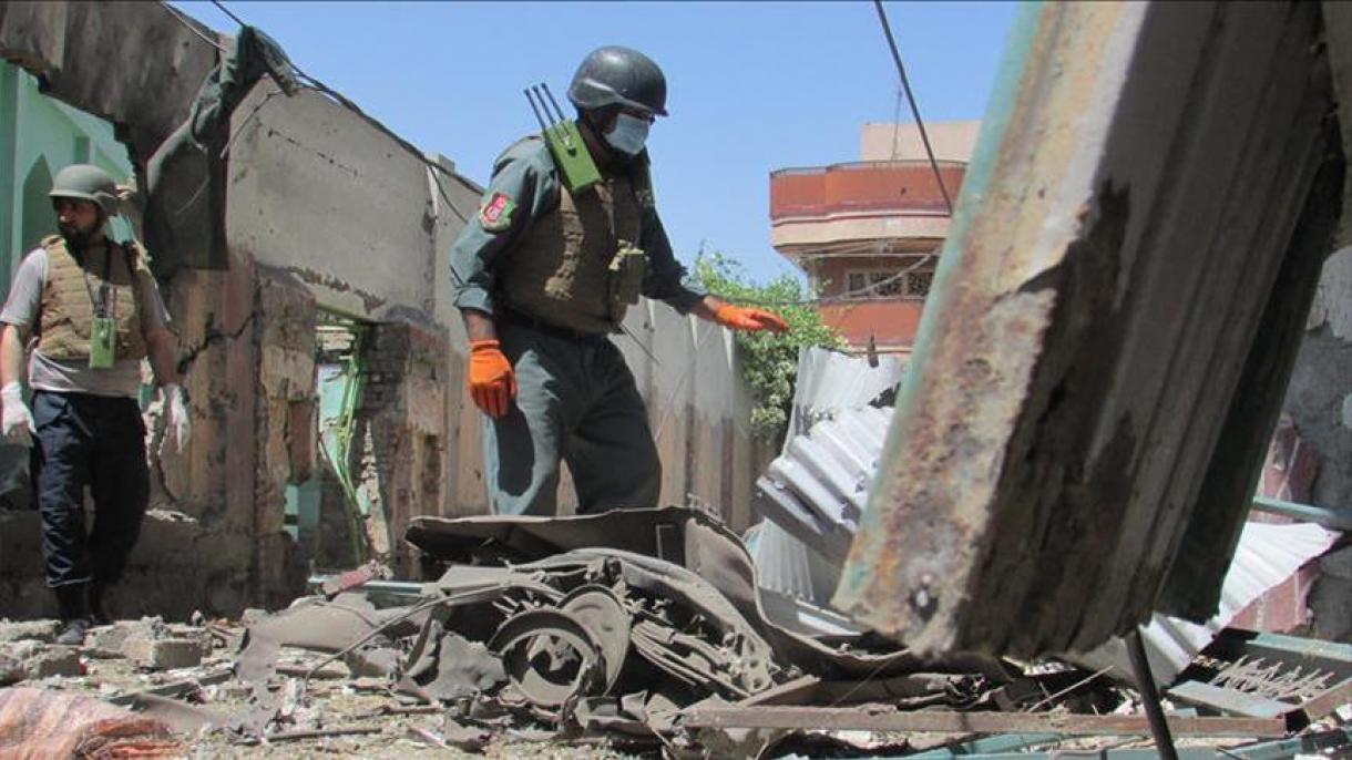 Əfqanistanda bomba partadılması və baş verən toqquşma nəticəsində 12 nəfər həlak olub