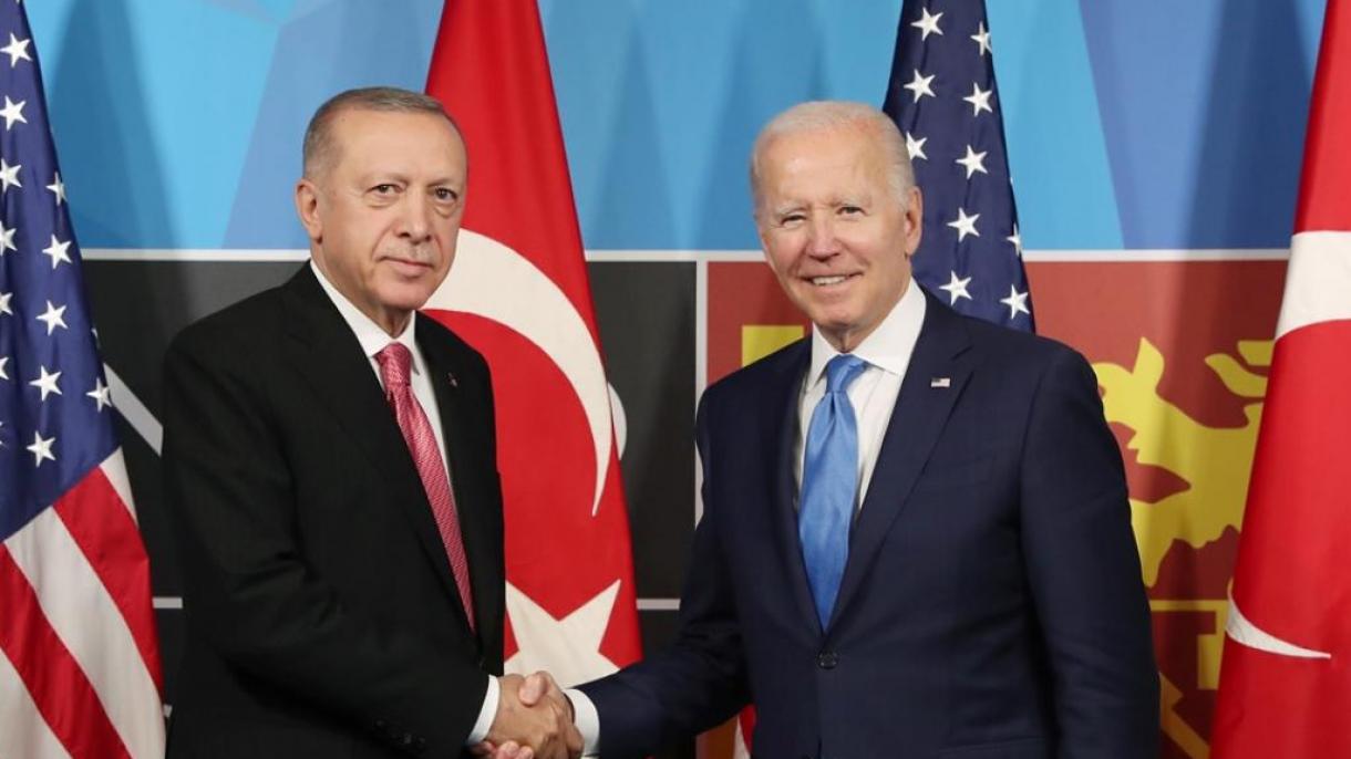 اردوغان، بایدن ایله گؤروشدو