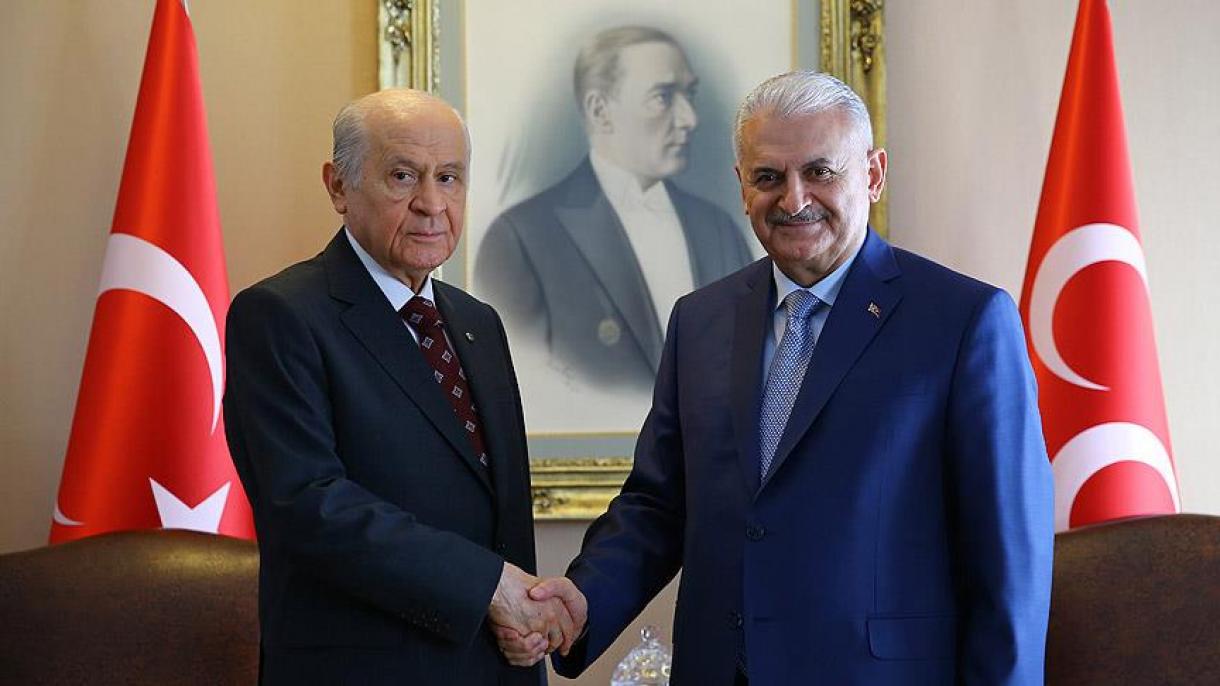 دیدار نخست وزیر ترکیه با دولت باغچلی