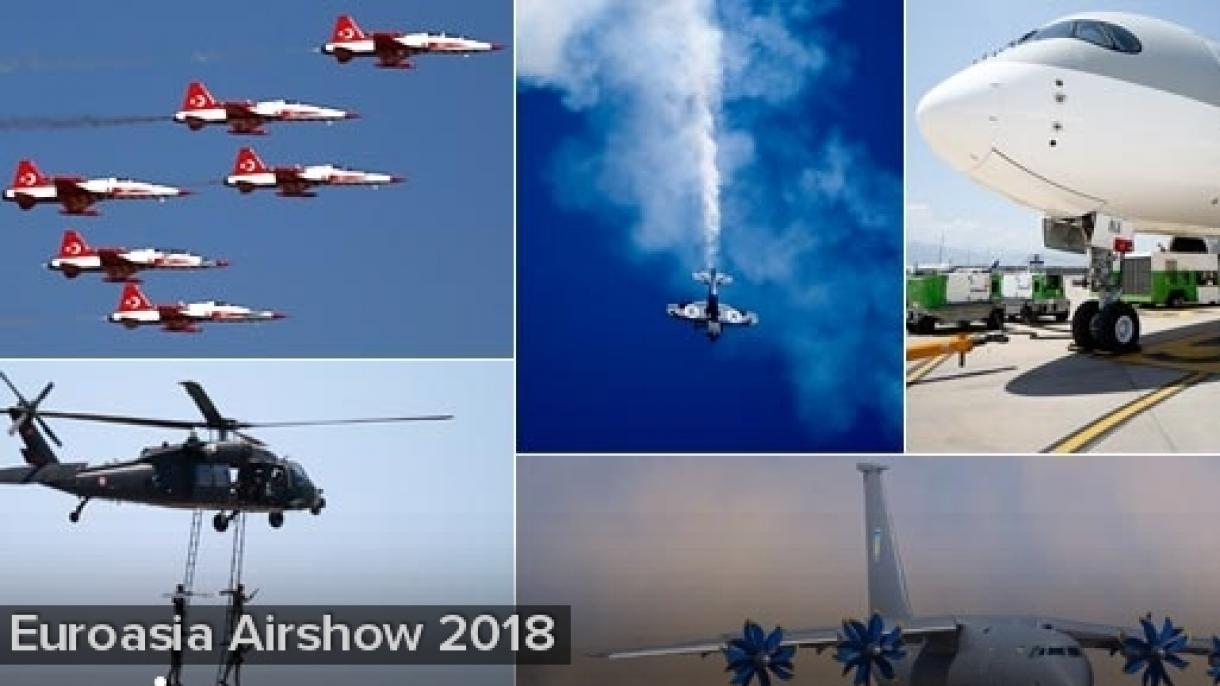 Euroasia Airshow 2018 سرگی سینین اولدوز آتاک هلی کوپتر