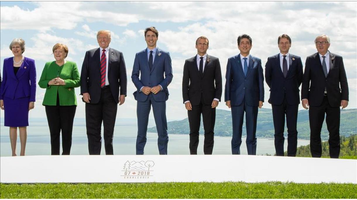 Donald Tramp Kanada vә Fransa liderlәri ilә görüşdü