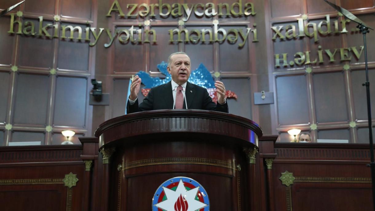 Ärdoğan: “Törkiyä böten mömkinlekläre belän Azärbaycannıñ yanında”