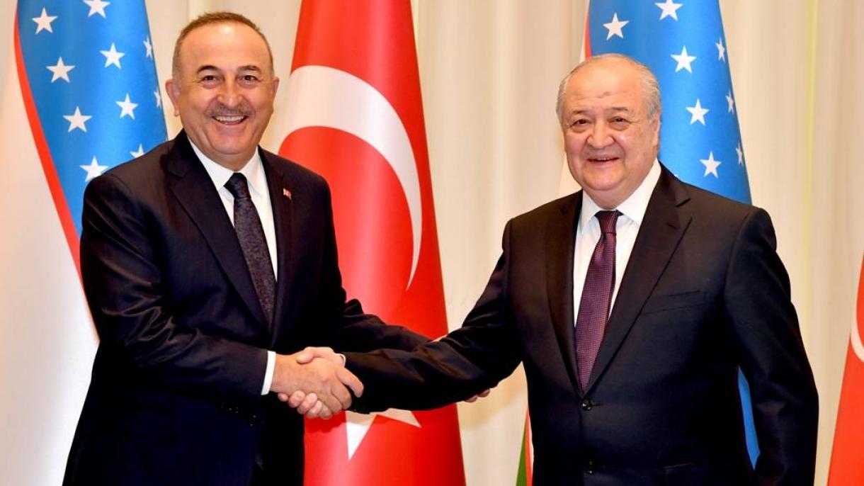 دیدار وزرای امور خارجه تورکیه و اوزبیکستان