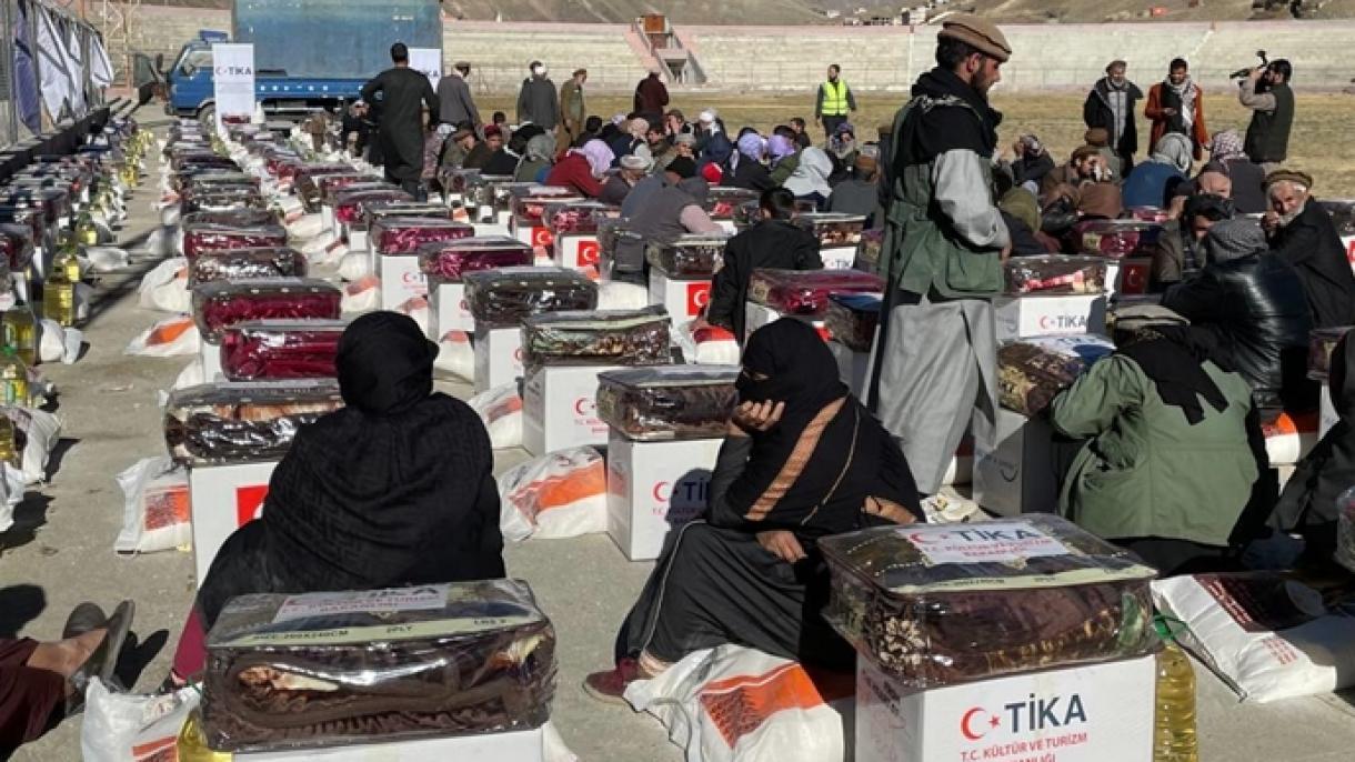 ترک تعاون اور رابطہ ایجنسی (TIKA)کی افغان عوام کو امداد جاری