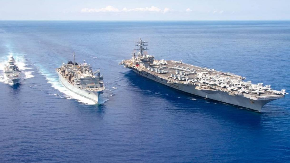 وزیر دفاع آمریکا ماموریت ناو هواپیمابر یواس‌اس جرالد را تمدید کرد