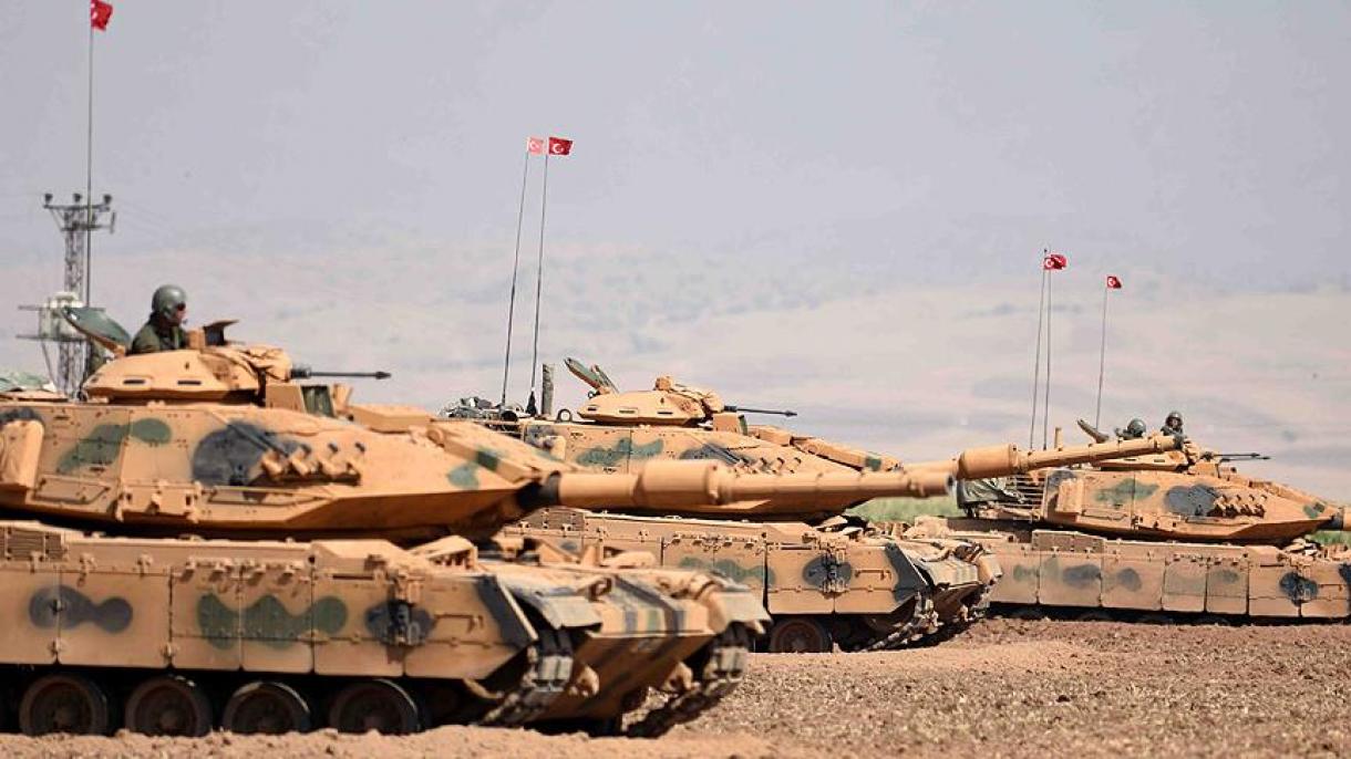 Habur sərhəd qapısında hərbi təlim davam edir