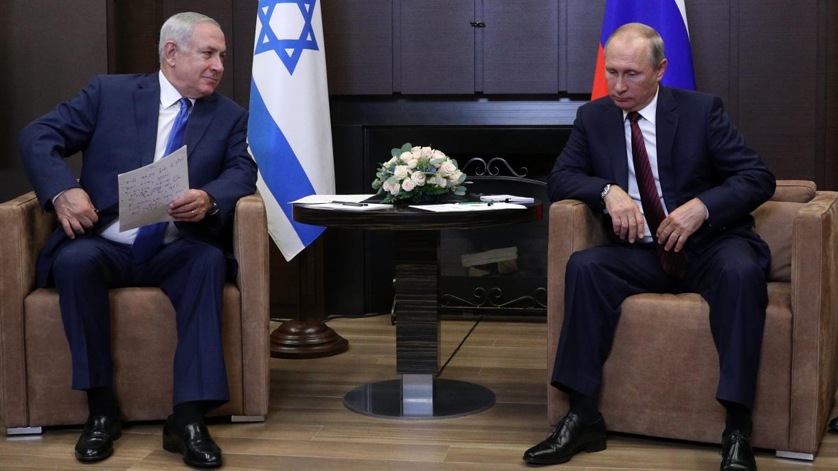 پوتین و نتانیاهو سوچی-ده گؤروشدولر