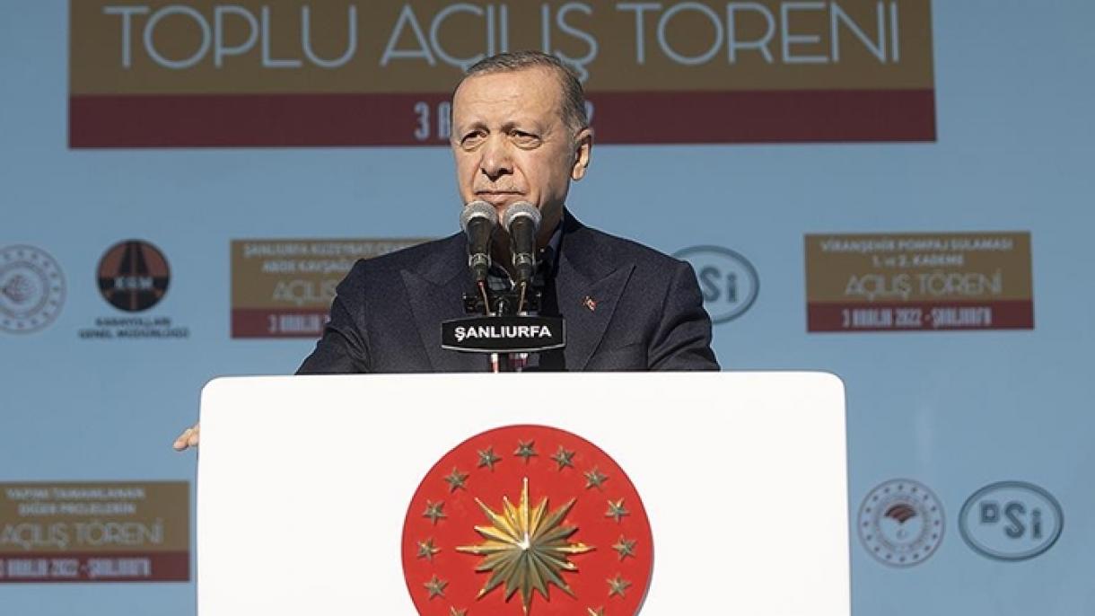 رجب طیب اردوغان در شانلی اورفا: در مبارزه با تروریسم مصمم هستیم
