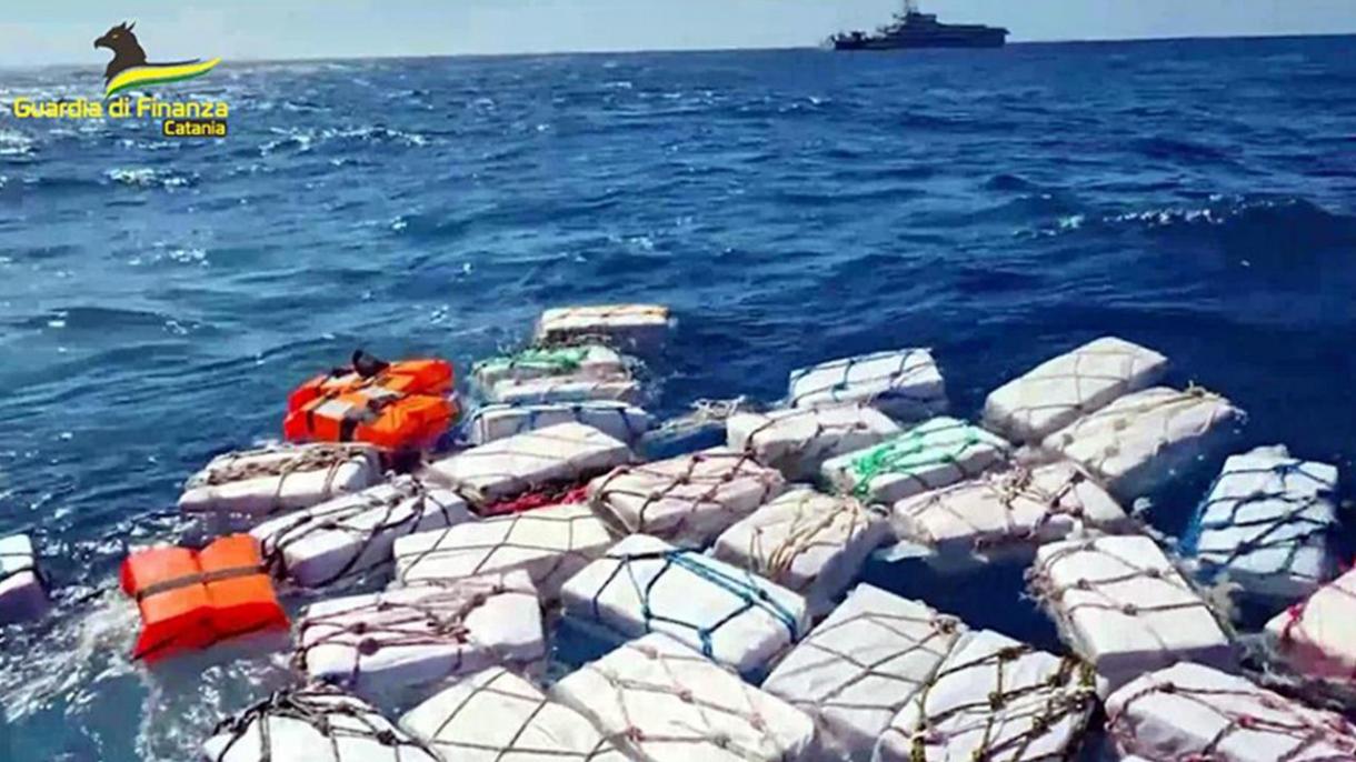 2 تن کوکائین در دریای مدیترانه و شرق جزیره سیسیل کشف و ضبط شد
