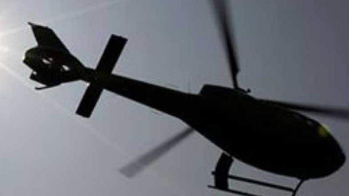 印度东北部一军用直升机坠毁