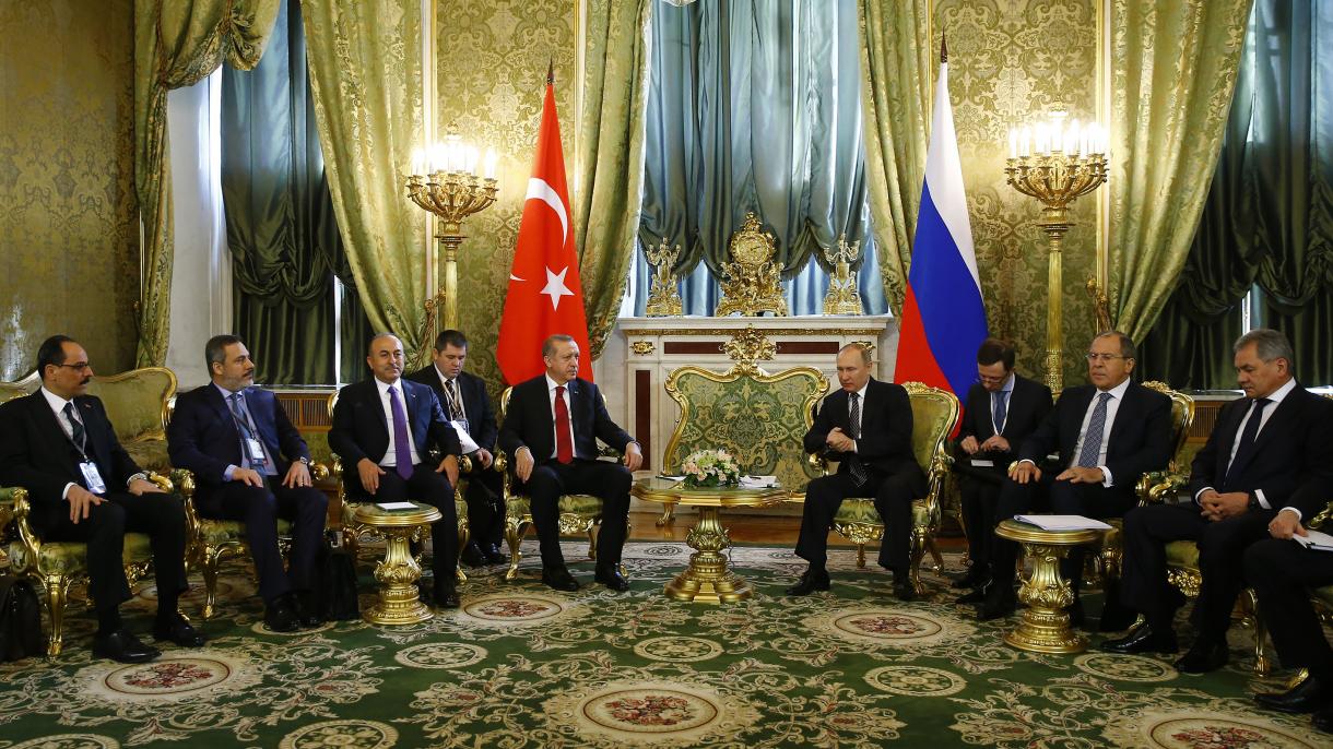 دیدار رؤسای جمهور ترکیه و روسیه در مسکو