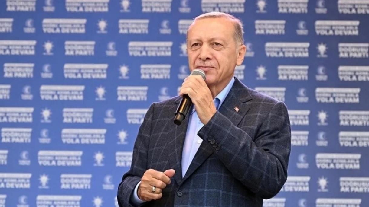 سخنرانی اردوغان در میتینگ سانجاک تپه استانبول