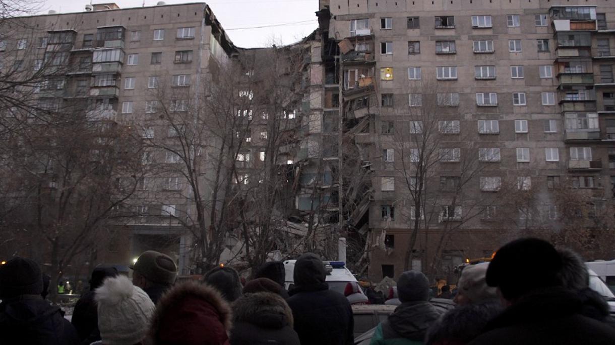Russiýanyň Magnitogorsk şäherinde bolan tebigy gaz partlamasynda 11 aýlyk bir bäbek halas edildi