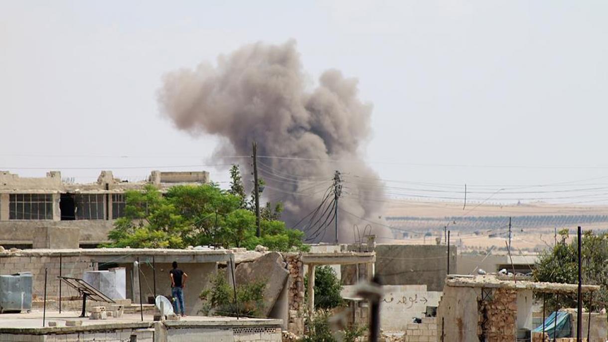 As forças do regime atacaram Idlib