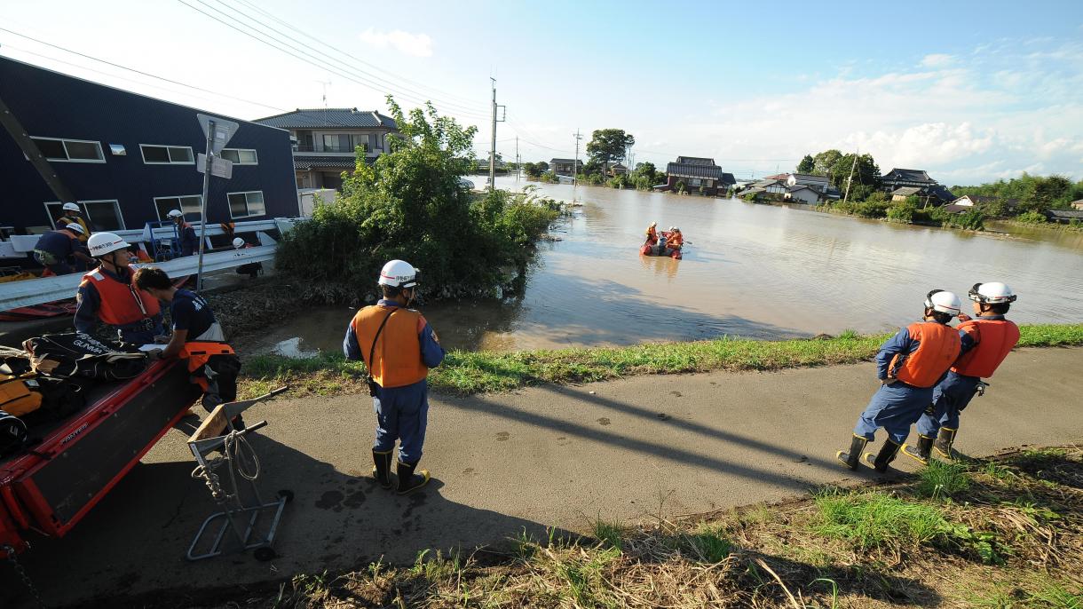 日本洪灾夺去21条人命