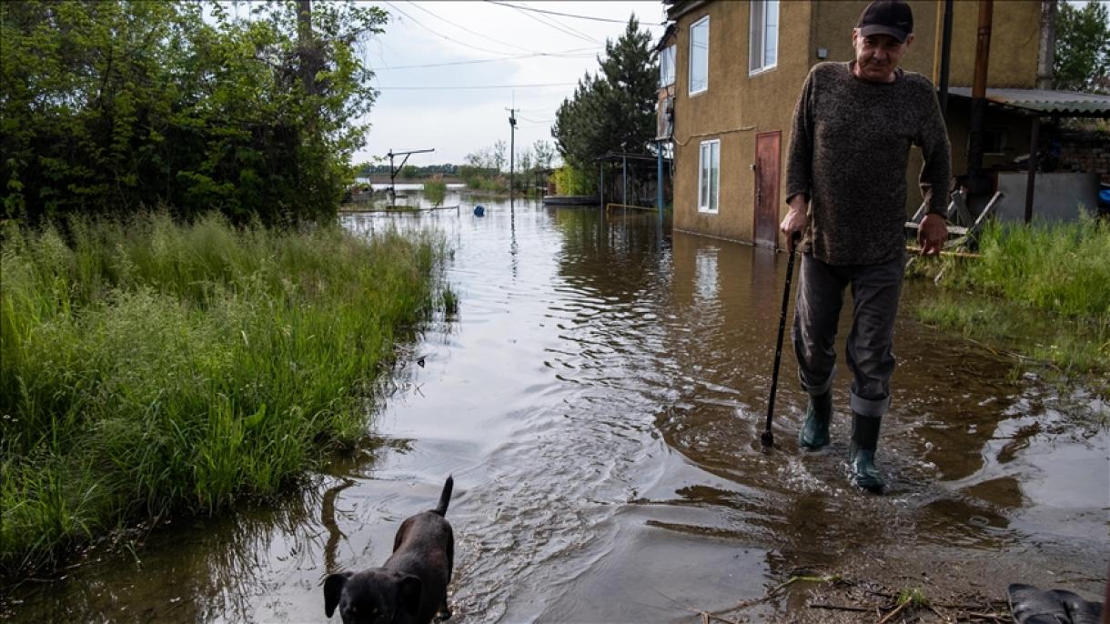 16 000 души са засегнати от наводненията в украинската Херсонска област