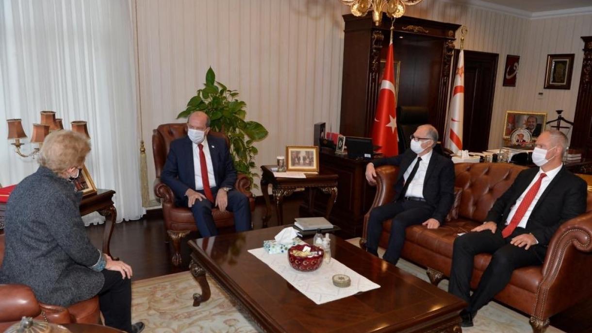 KKTC Cumhurbaşkanı Ersin Tatar Jane Holl Lute.jpg