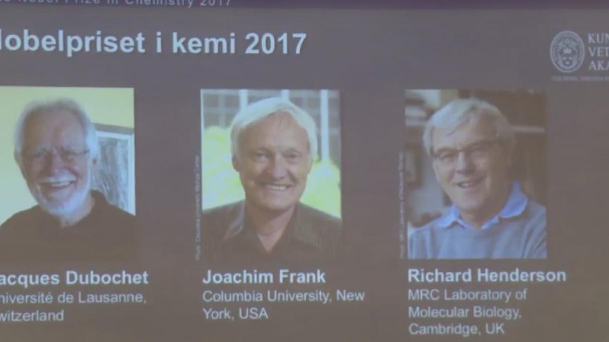 2017 کیمیا نوبل ایوارڈز کا اعلان