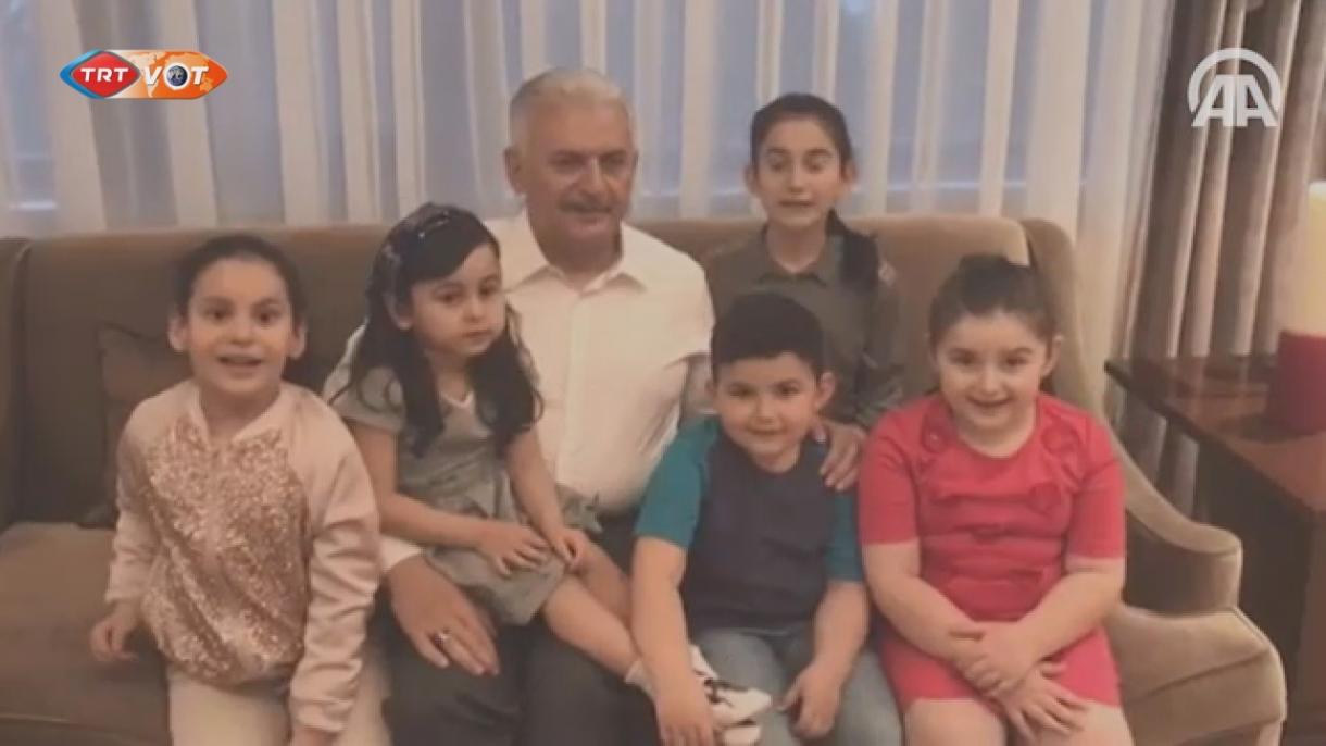 باش مىنىستىر پارتىيەسىنىڭ غەلىبىسىنى نەۋرىلىرى بىلەن بىرلىكتە تەبرىكلىدى