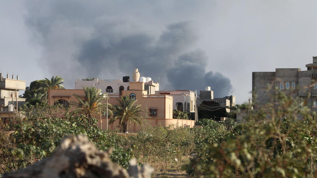 利比亚机场附近遭火箭弹袭击
