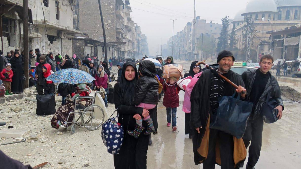 حلب: شہریوں کے انخلا کا آغاز