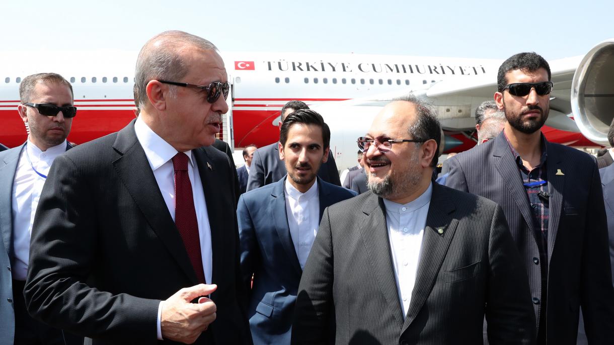 Türkiyә Prezidenti Rәcәb Tayyib Әrdoğanın İrana sәfәri başladı