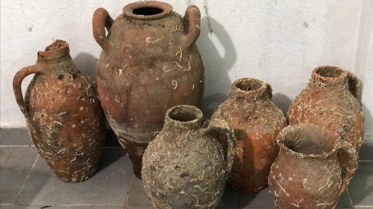Turquie : 13 amphores se prennent dans les filets des pêcheurs dans le nord