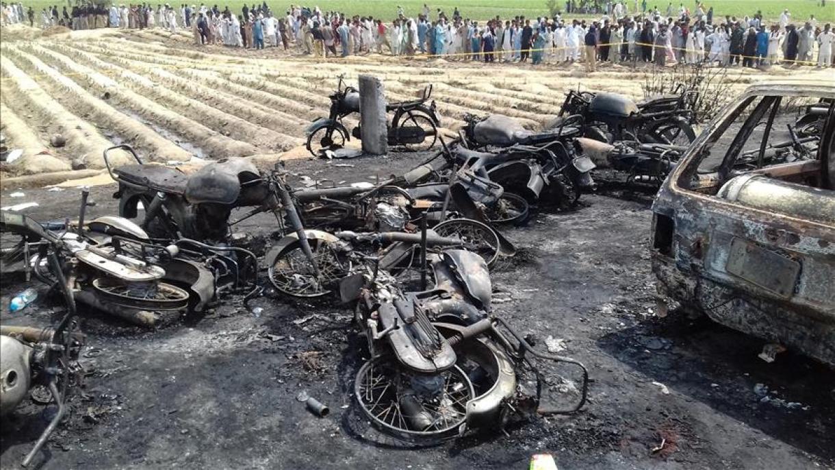 巴基斯坦油罐车大火死亡人数升至212人