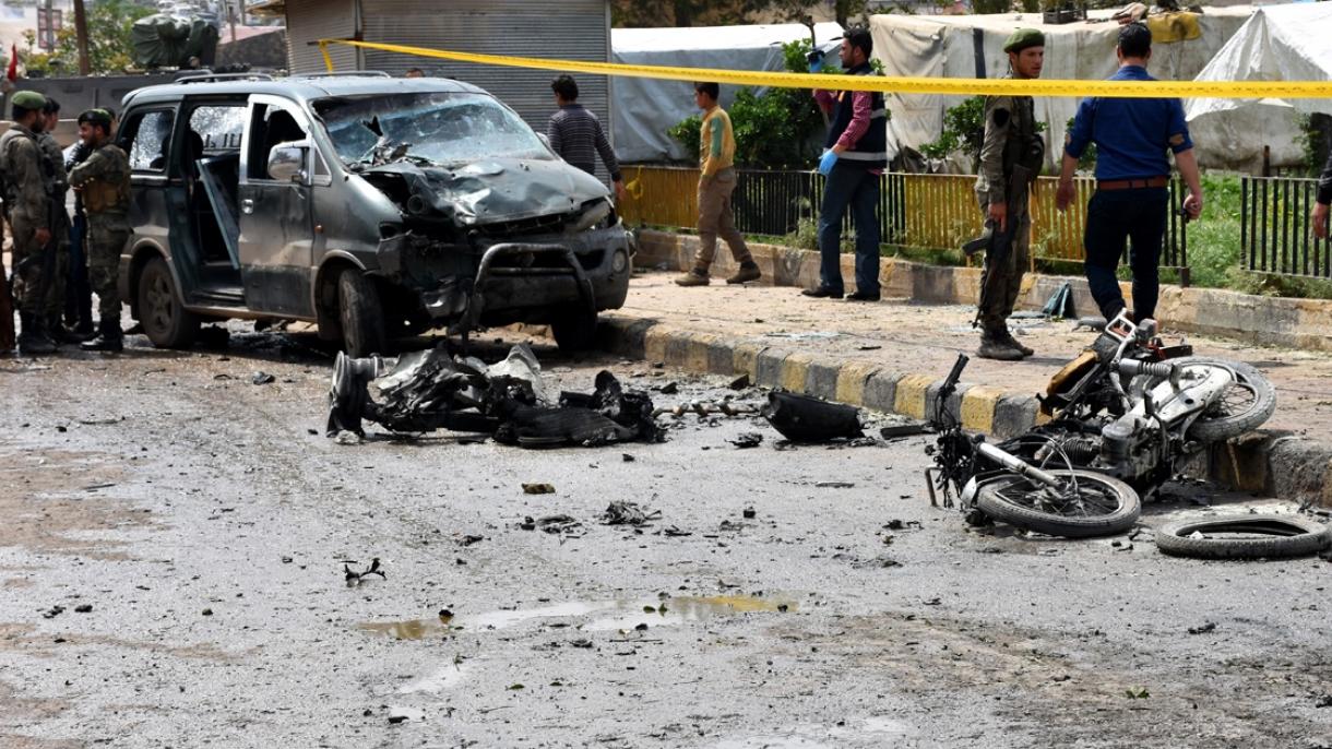 شمالی شام میں دہشت گرد حملے میں 2 شہری زخمی