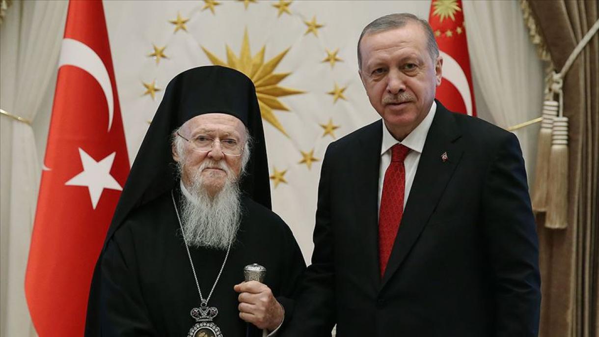 Патријархот Вартоломеј му се заблагодари на претседателот Ердоган за манастирот Сумела