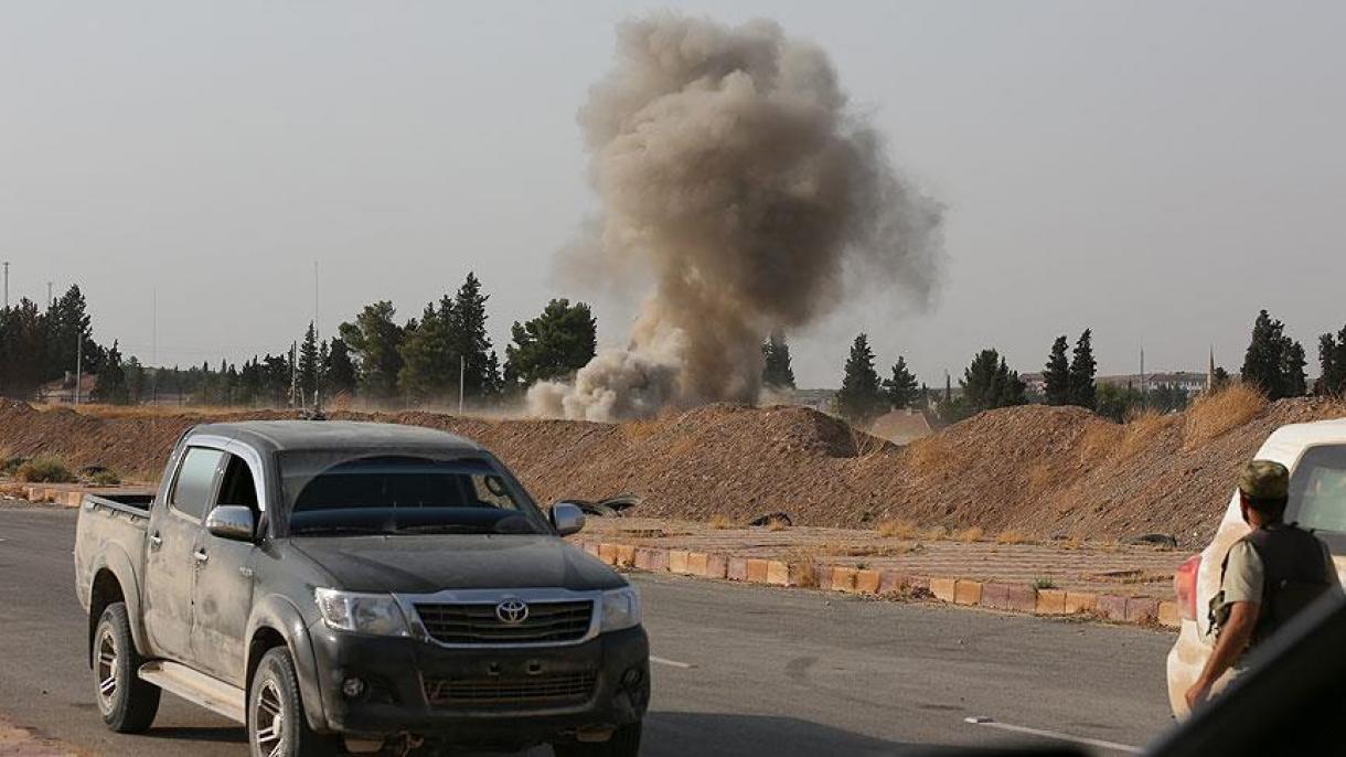 حمله تروریستهای " YPG/PKK " به مراکز مسکونی در جرابلس