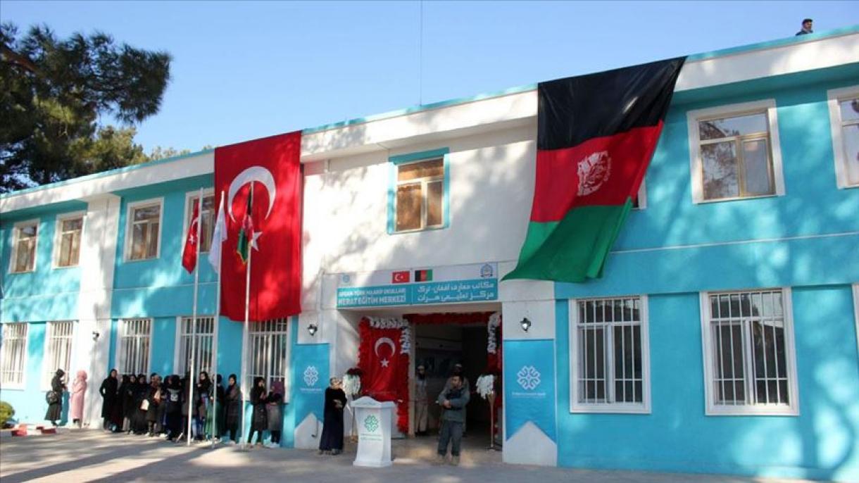 تاسیس مدرسه ابتدایی و مرکز آموزشی در غرب افغانستان از سوی انجمن معارف ترکیه
