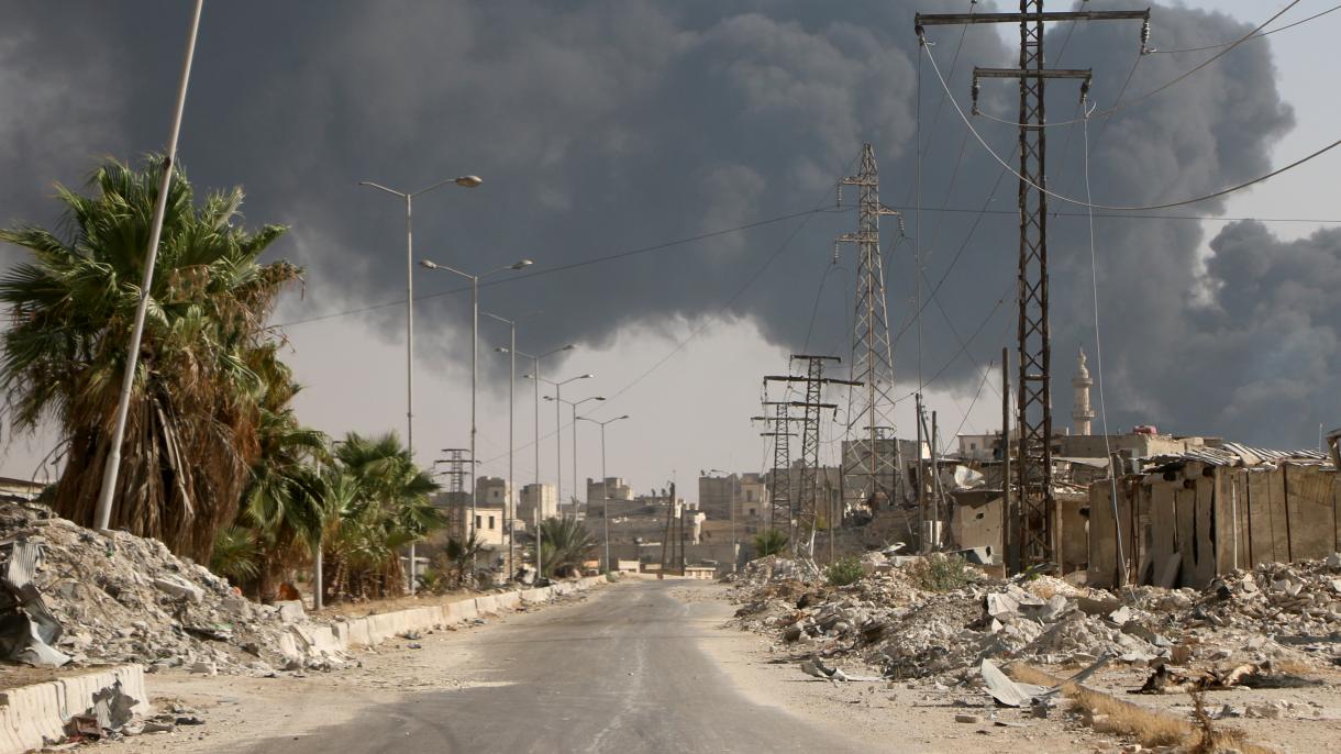 شام کے شہر حلب میں روزانہ تین گھنٹے کی فائر بندی پر عمل درآمد شروع