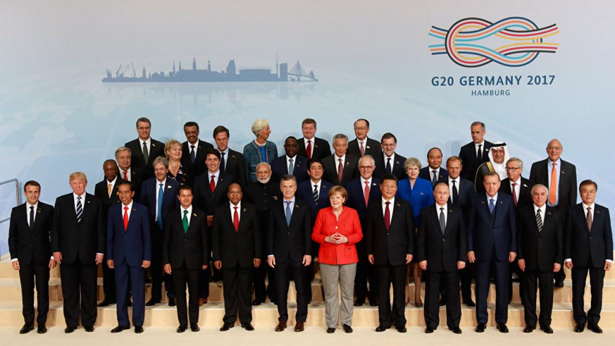 Germaniyaning Hamburg shahrida ikki  kun davom etadigan G- 20 liderlar sammiti boshladi.