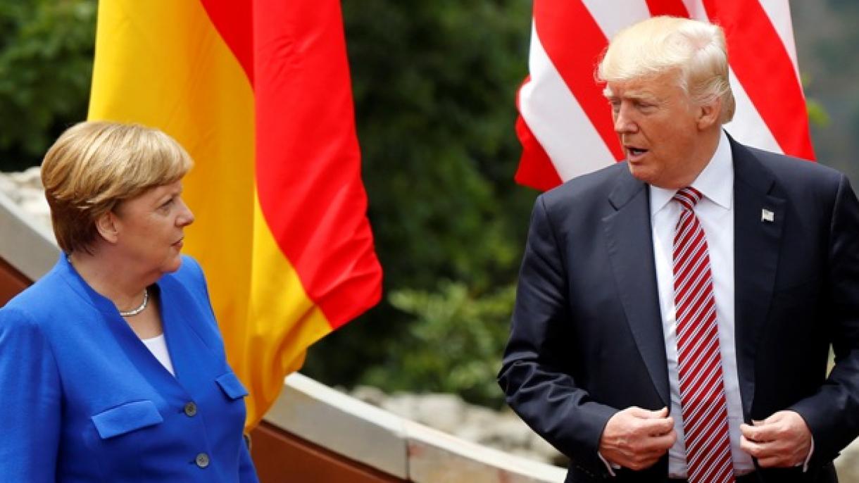 Merkel e Trump concordam em cooperar na luta contra o Covid-19