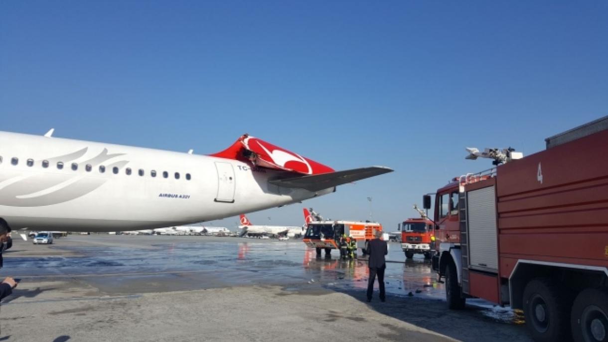 İstanbul Atatürk hava limanında iki sərnişin təyyarəsi toqquşub