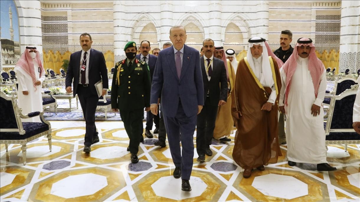 ترکی: صدر ایردوان کی شاہ سلمان اور ولیعہد پرنس کے ساتھ ملاقات