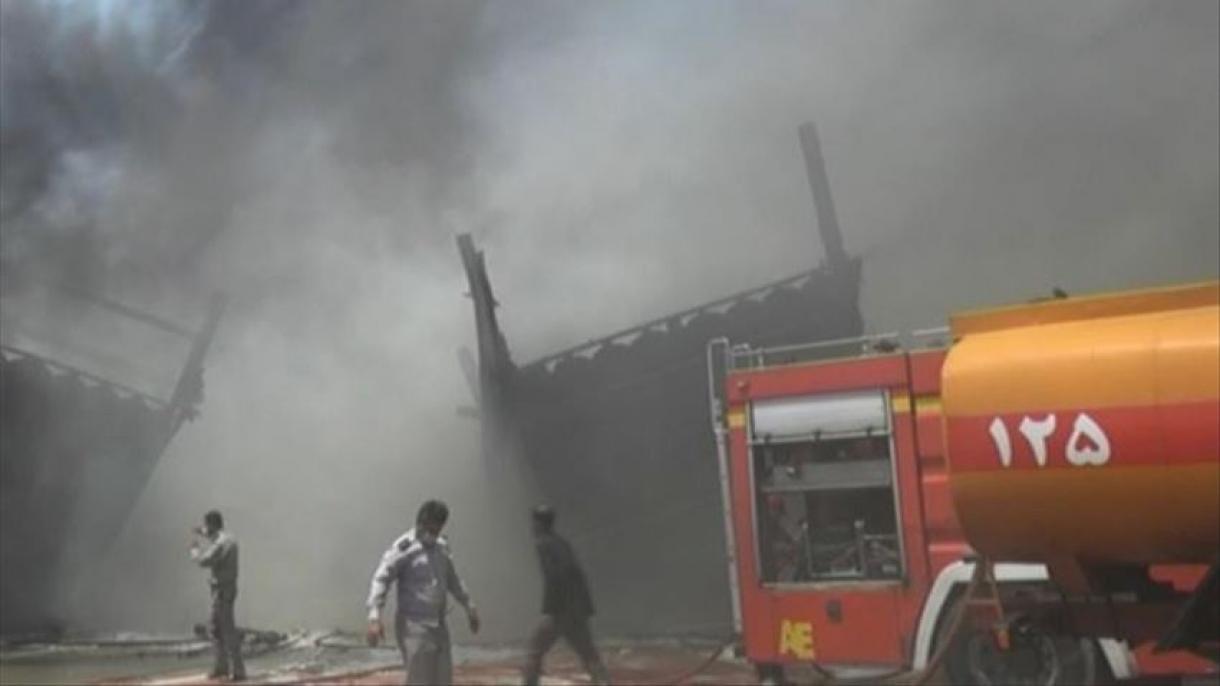 آتش سوزی مهیب در استان کرمانشاه ایران