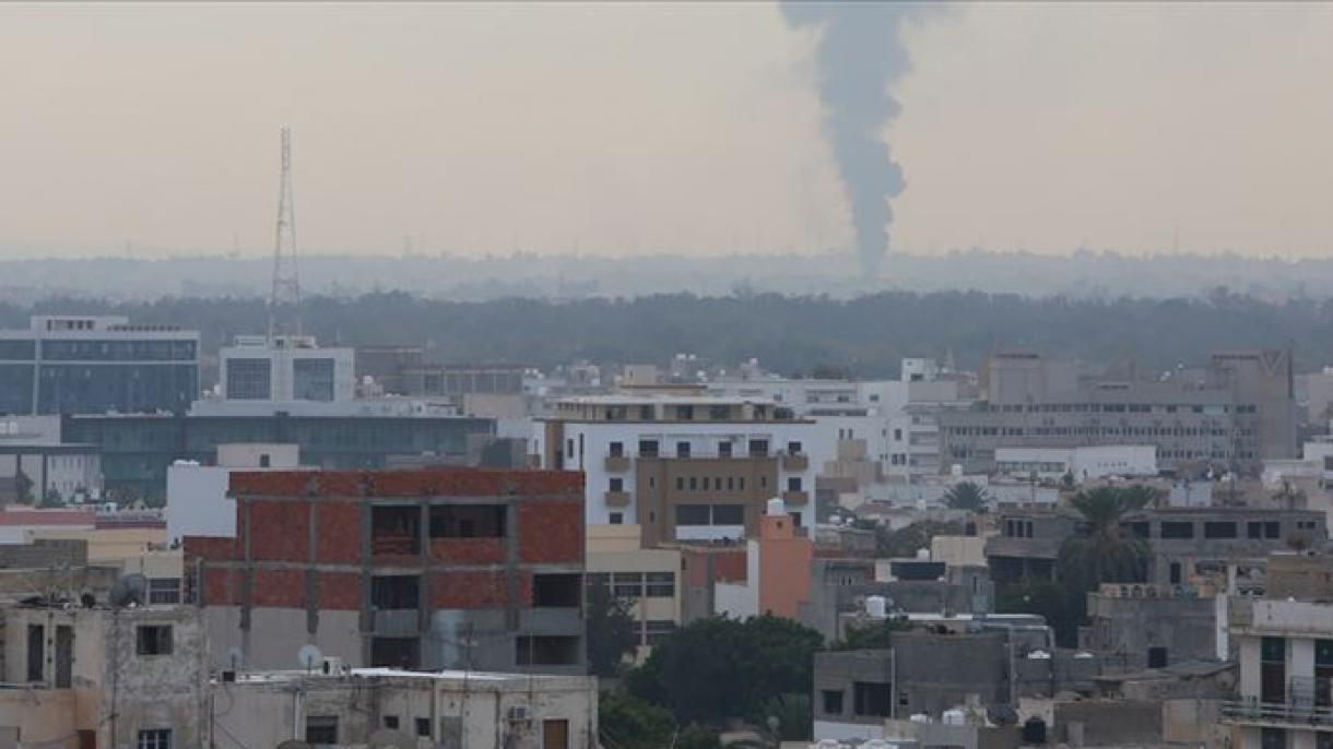 Хафтер террористтери Триполинин түштүк жагына ракета атты