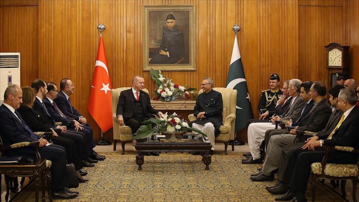 Prezident Rəcəb Tayyib Ərdoğan Pakistan prezidenti Arif Alvi ilə görüş keçirib
