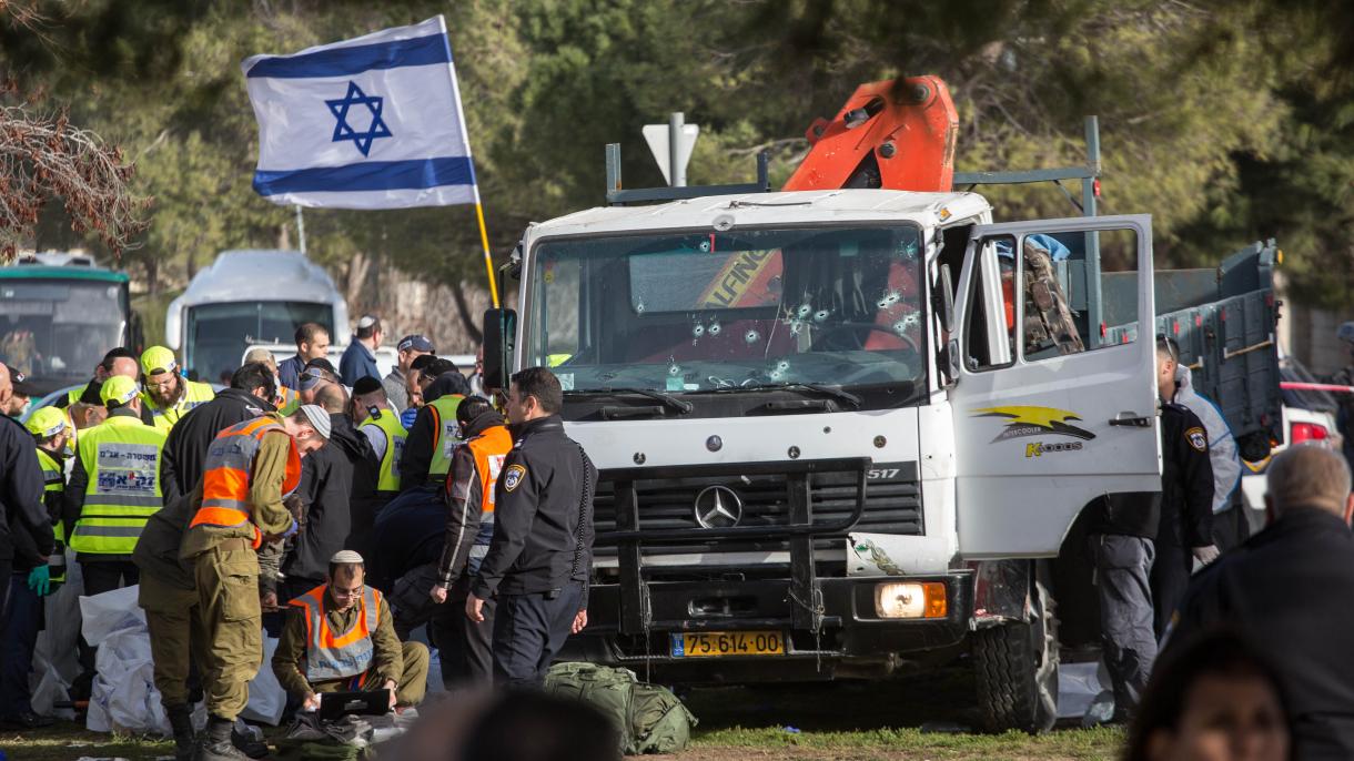 مقبوضہ بیت المقدس: ٹرک راہ گیروں پر چڑھا دیا،چار ہلاک متعدد زخمی