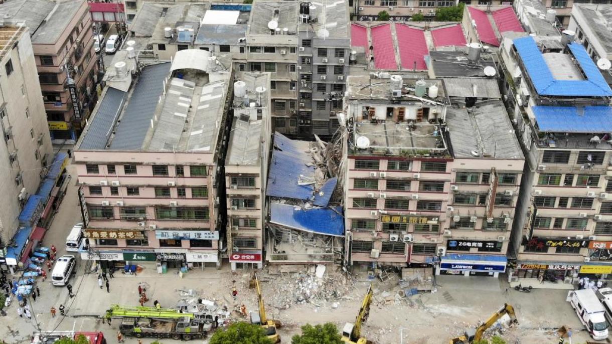 Una persona fue rescatada 132 horas después del derrumbe de un edificio en China